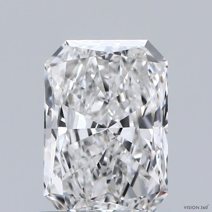 Loose Diamond - RADIANT 0.88ct F VVS2: Loose Diamond - RADIANT 0.88ct F VVS2 Source: This is a real non-mined Diamond that has been grown in a lab Shape: RADIANT Carats: 0.88 Color: F Clarity: VVS2 Certification: IGI Video: