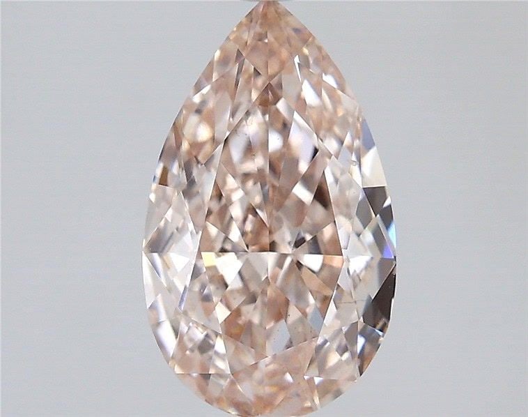 Loose Diamond - PEAR 1.51ct Fancy Brownish Pink VS2: Loose Diamond - PEAR 1.51ct Fancy Brownish Pink VS2 Source: This is a real non-mined Diamond that has been grown in a lab Shape: PEAR Carats: 1.51 Color: Fancy Brownish Pink Certification: IGI Video: