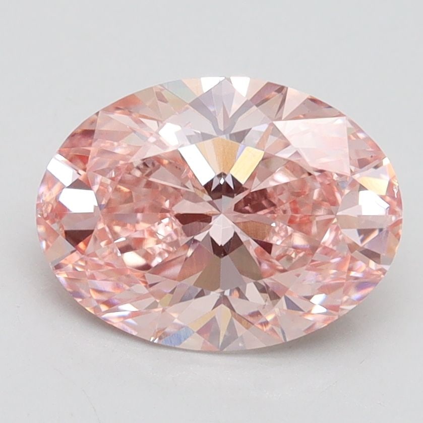 Loose Diamond - OVAL 2.06ct Fancy Intense Pink SI1: Loose Diamond - OVAL 2.06ct Fancy Intense Pink SI1 Source: This is a real non-mined Diamond that has been grown in a lab Shape: OVAL Carats: 2.06 Color: Fancy Intense Pink Certification: IGI Video: