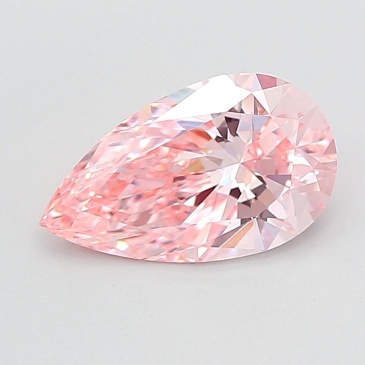 Loose Diamond - PEAR 3.07ct Fancy Vivid Pink VVS2: Loose Diamond - PEAR 3.07ct Fancy Vivid Pink VVS2 Source: This is a real non-mined Diamond that has been grown in a lab Shape: PEAR Carats: 3.07 Color: Fancy Vivid Pink Certification: IGI Video: