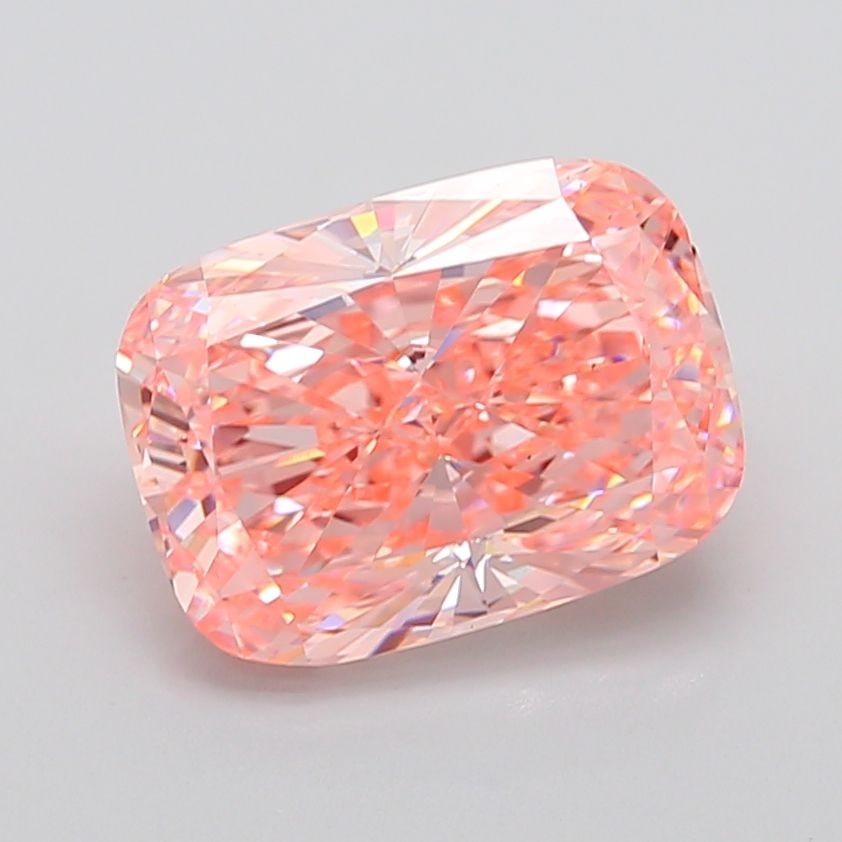 Loose Diamond - CUSHION MODIFIED 6.95ct Fancy Vivid Pink VS2: Loose Diamond - CUSHION MODIFIED 6.95ct Fancy Vivid Pink VS2 Source: This is a real non-mined Diamond that has been grown in a lab Shape: CUSHION MODIFIED Carats: 6.95 Color: Fancy Vivid Pink