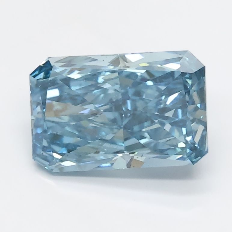 Loose Diamond - RADIANT 1.36ct Blue VS1: Loose Diamond - RADIANT 1.36ct Blue VS1 Source: This is a real non-mined Diamond that has been grown in a lab Shape: RADIANT Carats: 1.36 Color: Blue Certification: NONE Video: Video Link PLEASE
