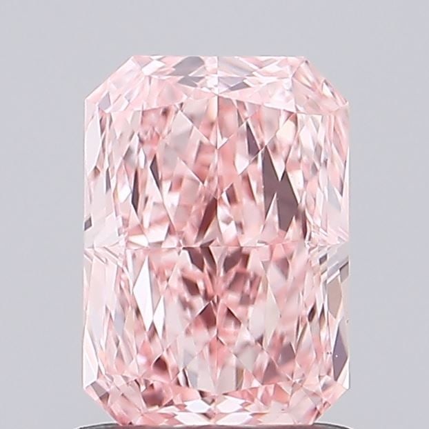 Loose Diamond - RADIANT 1.02ct Fancy Vivid Pink VS1: Loose Diamond - RADIANT 1.02ct Fancy Vivid Pink VS1 Source: This is a real non-mined Diamond that has been grown in a lab Shape: RADIANT Carats: 1.02 Color: Fancy Vivid Pink Certification: IGI Video: