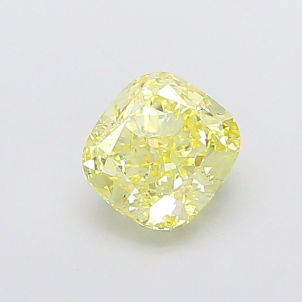 Loose Diamond - CUSHION MODIFIED 1.52ct Fancy Intense Yellow VS1: Loose Diamond - CUSHION MODIFIED 1.52ct Fancy Intense Yellow VS1 Source: This is a real non-mined Diamond that has been grown in a lab Shape: CUSHION MODIFIED Carats: 1.52 Color: Fancy Intense Yellow 