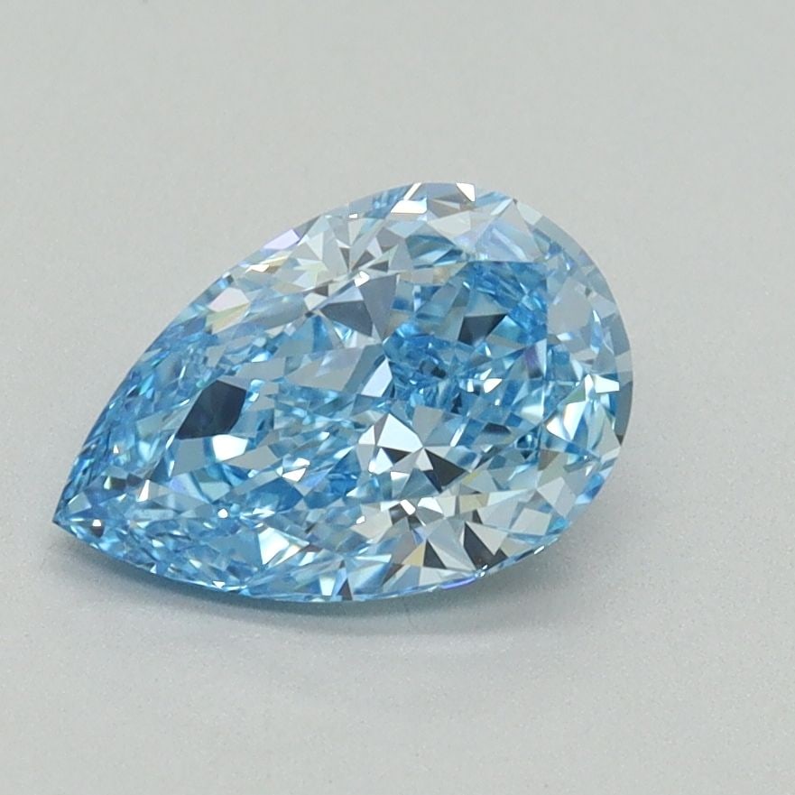 Loose Diamond - PEAR 1.21ct Fancy Vivid Blue VVS2: Loose Diamond - PEAR 1.21ct Fancy Vivid Blue VVS2 Source: This is a real non-mined Diamond that has been grown in a lab Shape: PEAR Carats: 1.21 Color: Fancy Vivid Blue Certification: IGI Video: