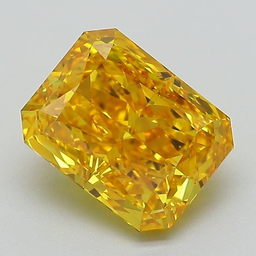 Loose Diamond - RADIANT 2.84ct Fancy Vivid Yellow VS1: Loose Diamond - RADIANT 2.84ct Fancy Vivid Yellow VS1 Source: This is a real non-mined Diamond that has been grown in a lab Shape: RADIANT Carats: 2.84 Color: Fancy Vivid Yellow Certification: IGI