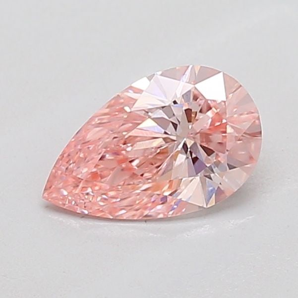 Loose Diamond - PEAR 0.59ct Fancy Vivid Pink VVS2: Loose Diamond - PEAR 0.59ct Fancy Vivid Pink VVS2 Source: This is a real non-mined Diamond that has been grown in a lab Shape: PEAR Carats: 0.59 Color: Fancy Vivid Pink Certification: IGI Video: