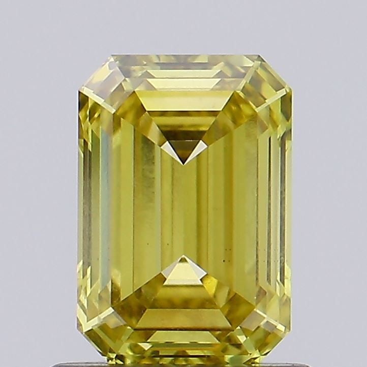 Loose Diamond - EMERALD 1.01ct Fancy Brownish Yellow VS1: Loose Diamond - EMERALD 1.01ct Fancy Brownish Yellow VS1 Source: This is a real non-mined Diamond that has been grown in a lab Shape: EMERALD Carats: 1.01 Color: Fancy Brownish Yellow Certification: I