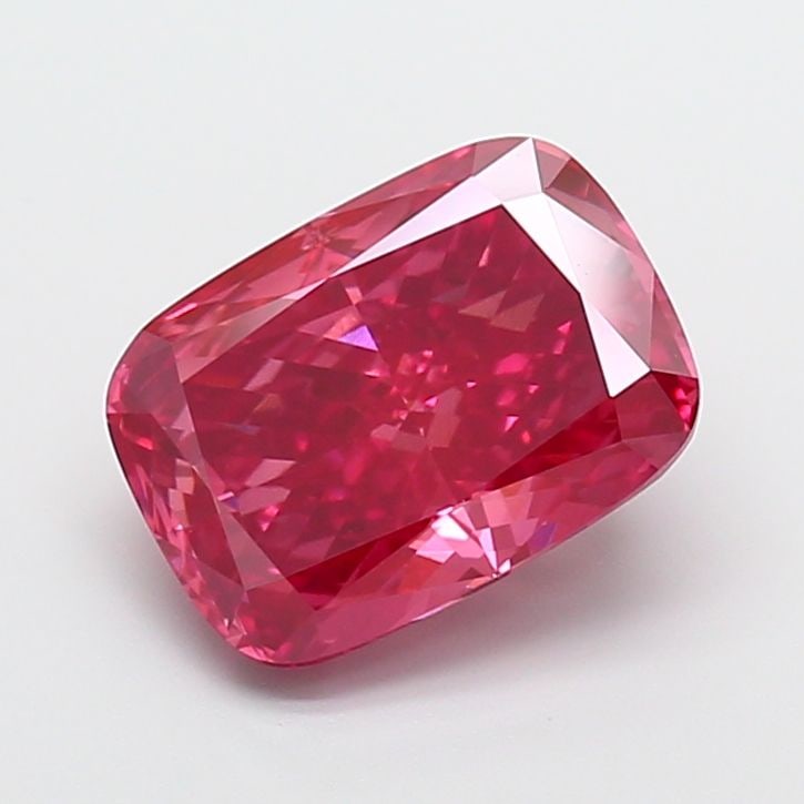 Loose Diamond - CUSHION MODIFIED 5.01ct Fancy Vivid Pink VVS2: Loose Diamond - CUSHION MODIFIED 5.01ct Fancy Vivid Pink VVS2 Source: This is a real non-mined Diamond that has been grown in a lab Shape: CUSHION MODIFIED Carats: 5.01 Color: Fancy Vivid Pink Certifi