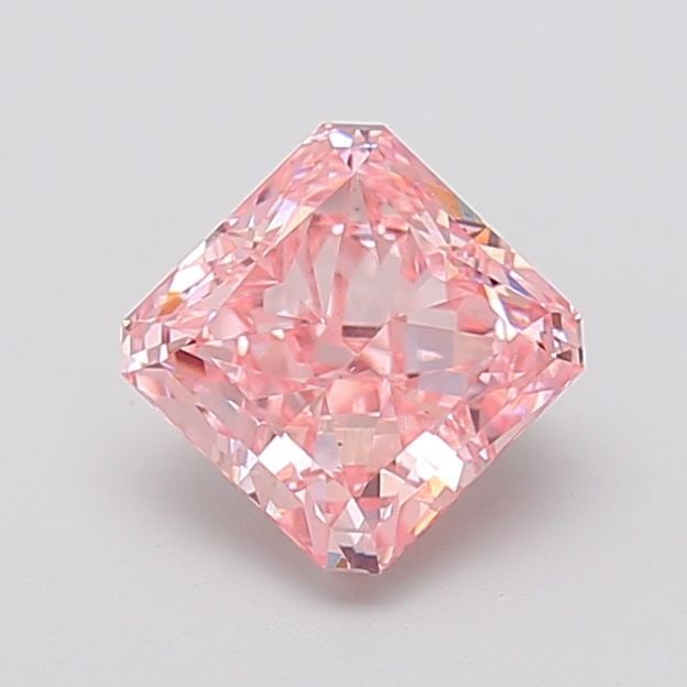 Loose Diamond - SQUARE RADIANT 2.11ct Fancy Intense Pink VS1: Loose Diamond - SQUARE RADIANT 2.11ct Fancy Intense Pink VS1 Source: This is a real non-mined Diamond that has been grown in a lab Shape: SQUARE RADIANT Carats: 2.11 Color: Fancy Intense Pink Certific