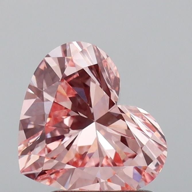 Loose Diamond - HEART 1.61ct Fancy Vivid Pink VVS2: Loose Diamond - HEART 1.61ct Fancy Vivid Pink VVS2 Source: This is a real non-mined Diamond that has been grown in a lab Shape: HEART Carats: 1.61 Color: Fancy Vivid Pink Certification: IGI Video: