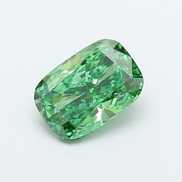 Loose Diamond - CUSHION MODIFIED 1.51ct Fancy Vivid Green VVS2 (1 of 1)
