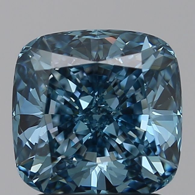 Loose Diamond - CUSHION BRILLIANT 2.08ct Blue VVS2: Loose Diamond - CUSHION BRILLIANT 2.08ct Blue VVS2 Source: This is a real non-mined Diamond that has been grown in a lab Shape: CUSHION BRILLIANT Carats: 2.08 Color: Blue Certification: NONE Video: