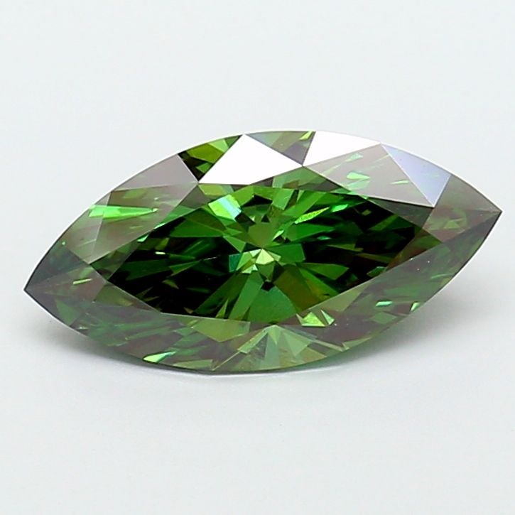 Loose Diamond - MARQUISE 2.68ct Fancy Vivid Green VVS1 (1 of 1)