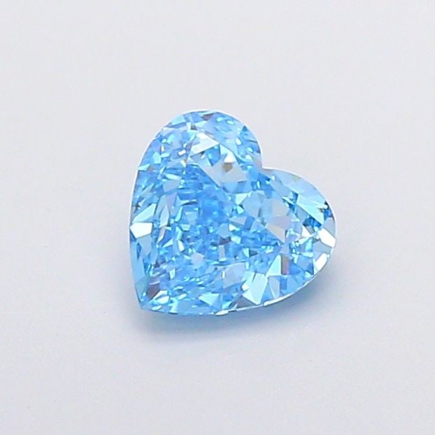 Loose Diamond - HEART 1.04ct Fancy Vivid Blue VS1: Loose Diamond - HEART 1.04ct Fancy Vivid Blue VS1 Source: This is a real non-mined Diamond that has been grown in a lab Shape: HEART Carats: 1.04 Color: Fancy Vivid Blue Certification: IGI Video: