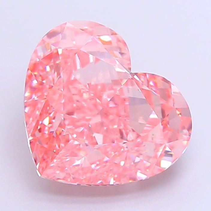 Loose Diamond - HEART 7.1ct Fancy Vivid Pink VVS2: Loose Diamond - HEART 7.1ct Fancy Vivid Pink VVS2 Source: This is a real non-mined Diamond that has been grown in a lab Shape: HEART Carats: 7.1 Color: Fancy Vivid Pink Certification: IGI Video: