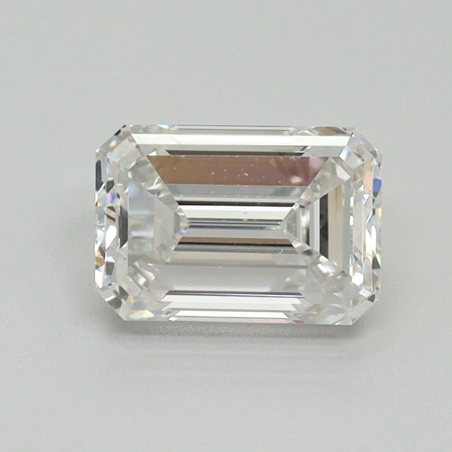 Loose Diamond - EMERALD 1.58ct F VS2: Loose Diamond - EMERALD 1.58ct F VS2 Source: This is a real non-mined Diamond that has been grown in a lab Shape: EMERALD Carats: 1.58 Color: F Clarity: VS2 Certification: NONE Video: