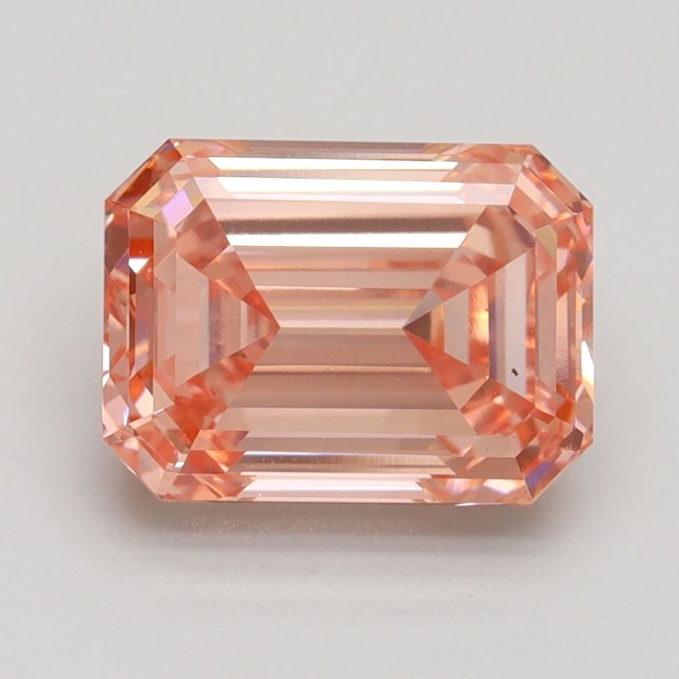 Loose Diamond - EMERALD 3.03ct Fancy Intense Pink VS2: Loose Diamond - EMERALD 3.03ct Fancy Intense Pink VS2 Source: This is a real non-mined Diamond that has been grown in a lab Shape: EMERALD Carats: 3.03 Color: Fancy Intense Pink Certification: IGI Vid