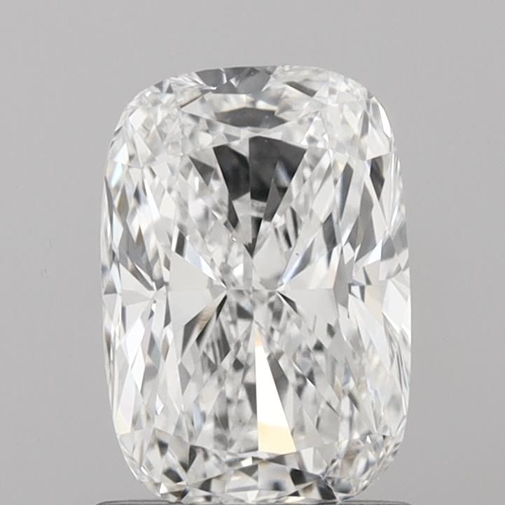 Loose Diamond - CUSHION MODIFIED 1.23ct D VVS2: Loose Diamond - CUSHION MODIFIED 1.23ct D VVS2 Source: This is a real non-mined Diamond that has been grown in a lab Shape: CUSHION MODIFIED Carats: 1.23 Color: D Clarity: VVS2 Certification: IGI Vide