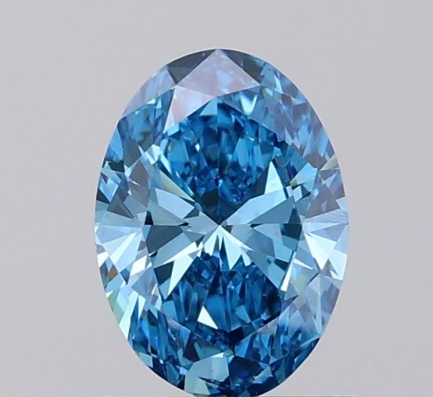 Loose Diamond - OVAL 1.07ct Fancy Vivid Blue VVS2: Loose Diamond - OVAL 1.07ct Fancy Vivid Blue VVS2 Source: This is a real non-mined Diamond that has been grown in a lab Shape: OVAL Carats: 1.07 Color: Fancy Vivid Blue Certification: IGI Video: