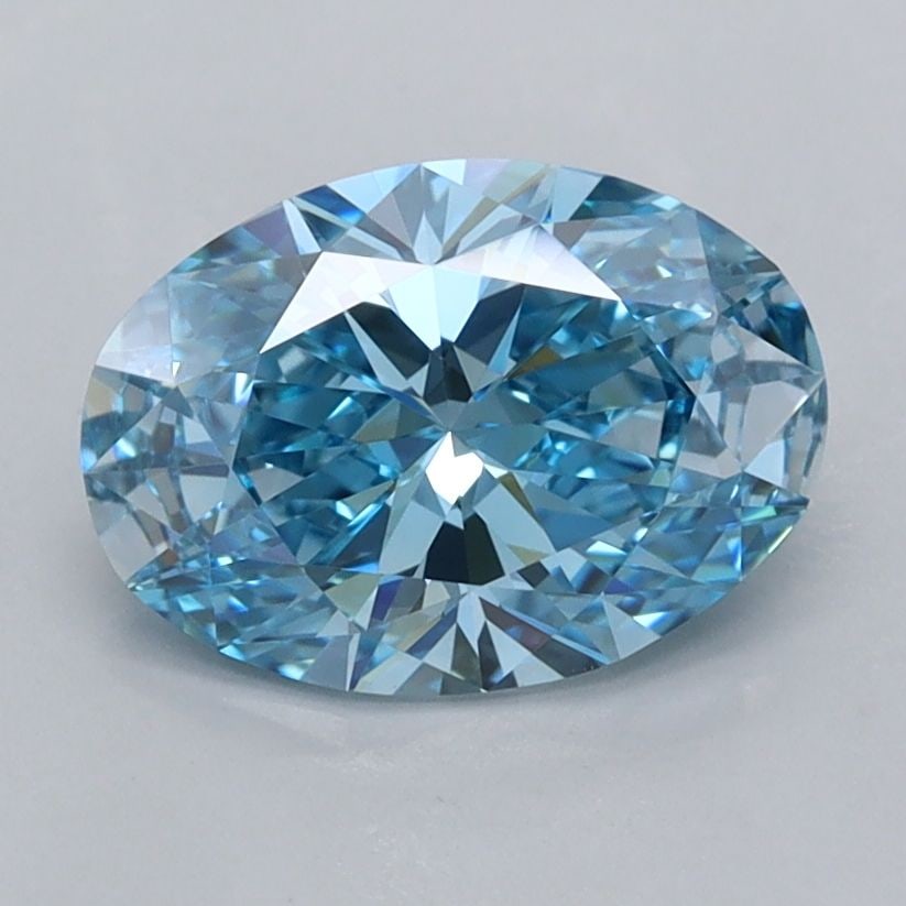 Loose Diamond - OVAL 1.51ct Fancy Vivid Blue VVS2: Loose Diamond - OVAL 1.51ct Fancy Vivid Blue VVS2 Source: This is a real non-mined Diamond that has been grown in a lab Shape: OVAL Carats: 1.51 Color: Fancy Vivid Blue Certification: IGI Video: