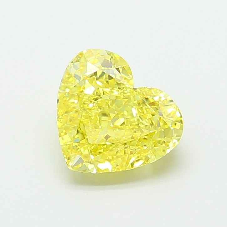 Loose Diamond - HEART 4.33ct Fancy Intense Yellow VS2: Loose Diamond - HEART 4.33ct Fancy Intense Yellow VS2 Source: This is a real non-mined Diamond that has been grown in a lab Shape: HEART Carats: 4.33 Color: Fancy Intense Yellow Certification: IGI Vid
