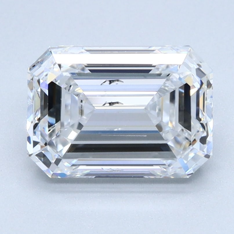 Loose Diamond - EMERALD 2.14ct D SI2: Loose Diamond - EMERALD 2.14ct D SI2 Source: This is a real non-mined Diamond that has been grown in a lab Shape: EMERALD Carats: 2.14 Color: D Clarity: SI2 Certification: IGI Condition: Pre-Owned