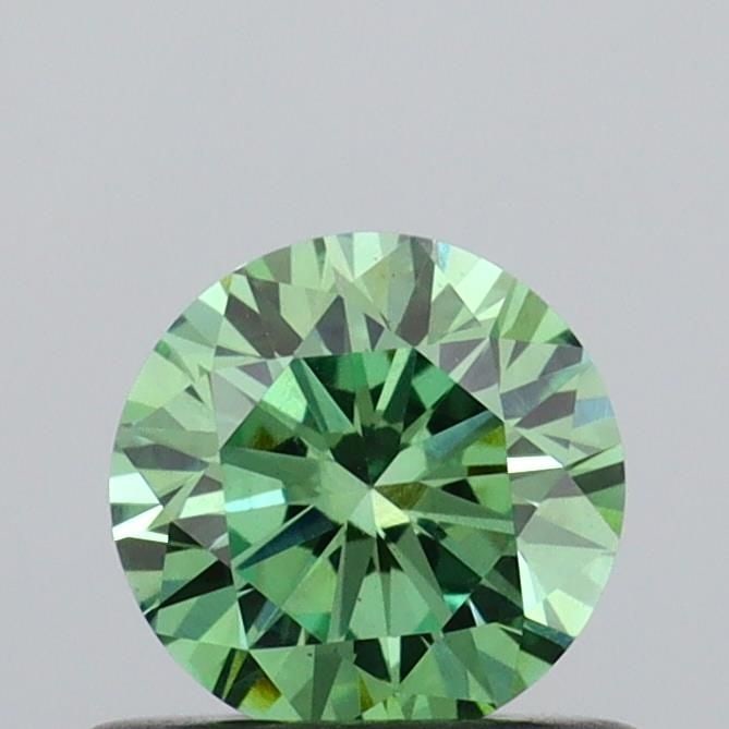 Ideal Loose Diamond - ROUND 0.53ct Fancy Vivid Green VS1: Ideal Loose Diamond - ROUND 0.53ct Fancy Vivid Green VS1 Source: This is a real non-mined Diamond that has been grown in a lab Shape: ROUND Carats: 0.53 Color: Fancy Vivid Green Certification: IGI