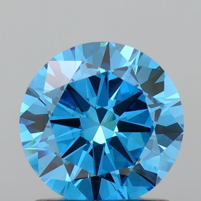 Loose Diamond - ROUND 1.0ct Fancy Vivid Blue VS1: Loose Diamond - ROUND 1.0ct Fancy Vivid Blue VS1 Source: This is a real non-mined Diamond that has been grown in a lab Shape: ROUND Carats: 1.0 Color: Fancy Vivid Blue Certification: IGI Video: Video