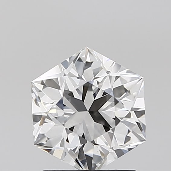 Loose Diamond - Hexagonal 1.53ct E VS1: Loose Diamond - Hexagonal 1.53ct E VS1 Source: This is a real non-mined Diamond that has been grown in a lab Shape: Hexagonal Carats: 1.53 Color: E Clarity: VS1 Certification: IGI Condition: Pre-Owned