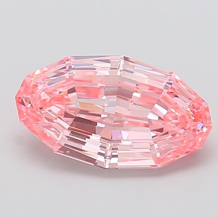 Loose Diamond - OTHER 4.09ct Fancy Vivid Pink VS1: Loose Diamond - OTHER 4.09ct Fancy Vivid Pink VS1 Source: This is a real non-mined Diamond that has been grown in a lab Shape: OTHER Carats: 4.09 Color: Fancy Vivid Pink Certification: IGI Video: