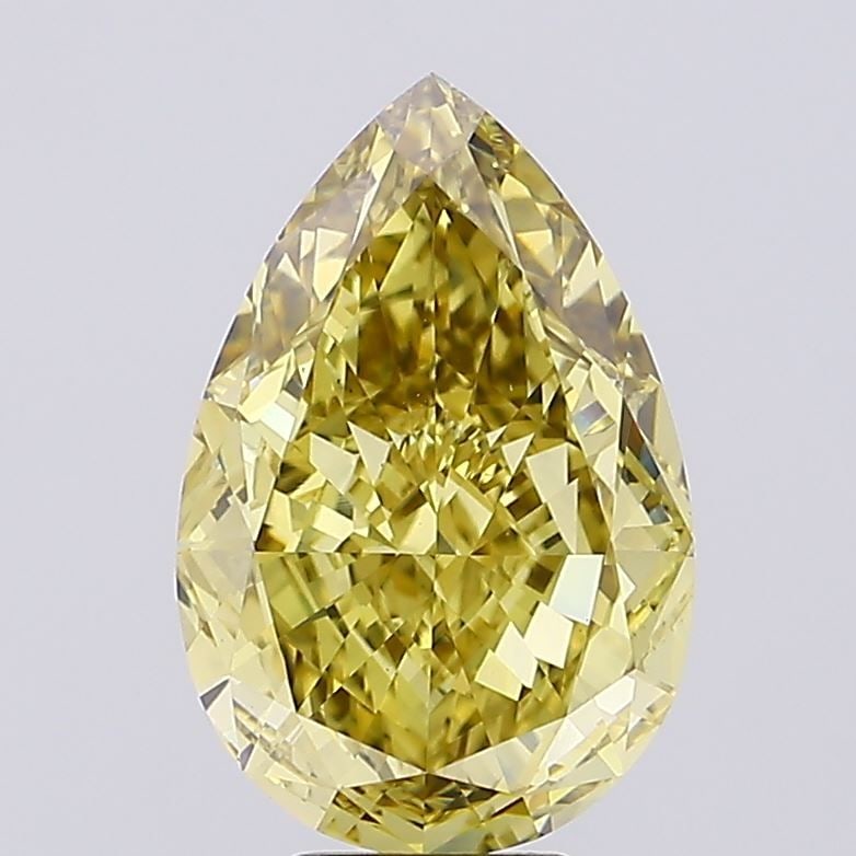 Loose Diamond - PEAR 8.78ct Fancy Intense Yellow VS1: Loose Diamond - PEAR 8.78ct Fancy Intense Yellow VS1 Source: This is a real non-mined Diamond that has been grown in a lab Shape: PEAR Carats: 8.78 Color: Fancy Intense Yellow Certification: NONE Vide
