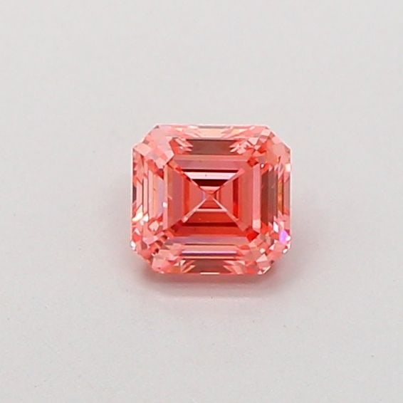 Loose Diamond - SQUARE EMERALD 0.5ct Fancy Vivid Pink VS1: Loose Diamond - SQUARE EMERALD 0.5ct Fancy Vivid Pink VS1 Source: This is a real non-mined Diamond that has been grown in a lab Shape: SQUARE EMERALD Carats: 0.5 Color: Fancy Vivid Pink Certification: