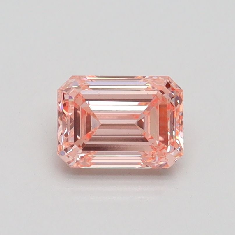 Loose Diamond - EMERALD 0.74ct Fancy Intense Pink VS2: Loose Diamond - EMERALD 0.74ct Fancy Intense Pink VS2 Source: This is a real non-mined Diamond that has been grown in a lab Shape: EMERALD Carats: 0.74 Color: Fancy Intense Pink Certification: IGI Vid