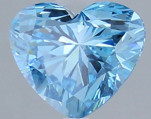 Loose Diamond - HEART 1.55ct Fancy Vivid Blue VVS2: Loose Diamond - HEART 1.55ct Fancy Vivid Blue VVS2 Source: This is a real non-mined Diamond that has been grown in a lab Shape: HEART Carats: 1.55 Color: Fancy Vivid Blue Certification: IGI Video: