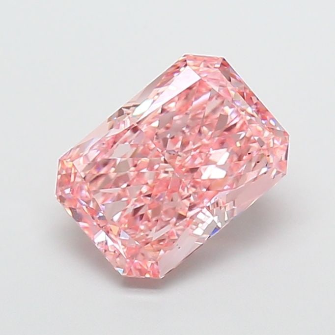 Loose Diamond - RADIANT 3.54ct Fancy Vivid Pink VS2: Loose Diamond - RADIANT 3.54ct Fancy Vivid Pink VS2 Source: This is a real non-mined Diamond that has been grown in a lab Shape: RADIANT Carats: 3.54 Color: Fancy Vivid Pink Certification: IGI Video: