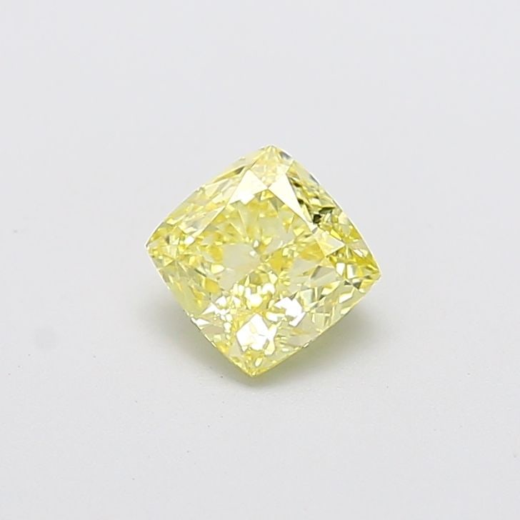 Loose Diamond - CUSHION MODIFIED 1.01ct Fancy Yellow VVS2: Loose Diamond - CUSHION MODIFIED 1.01ct Fancy Yellow VVS2 Source: This is a real non-mined Diamond that has been grown in a lab Shape: CUSHION MODIFIED Carats: 1.01 Color: Fancy Yellow Certification: 