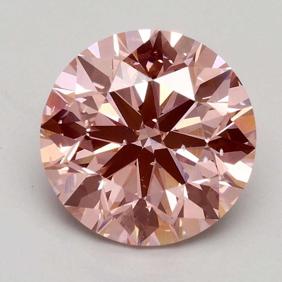 Ideal Loose Diamond - ROUND 2.5ct Fancy Intense Pink SI1: Ideal Loose Diamond - ROUND 2.5ct Fancy Intense Pink SI1 Source: This is a real non-mined Diamond that has been grown in a lab Shape: ROUND Carats: 2.5 Color: Fancy Intense Pink Certification: IGI Vid