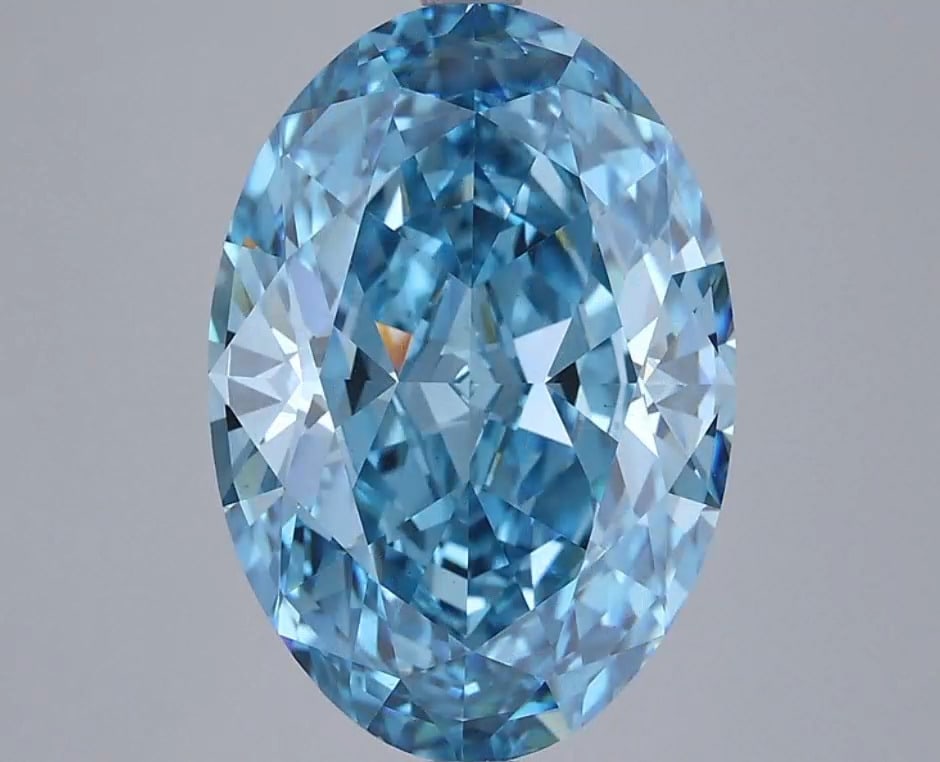 Loose Diamond - OVAL 6.84ct BLUE VVS2 (1 of 1)