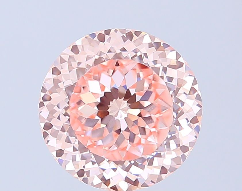 Loose Diamond - ROUND 4.3ct Fancy Intense Pink VVS2: Loose Diamond - ROUND 4.3ct Fancy Intense Pink VVS2 Source: This is a real non-mined Diamond that has been grown in a lab Shape: ROUND Carats: 4.3 Color: Fancy Intense Pink Certification: IGI Video: