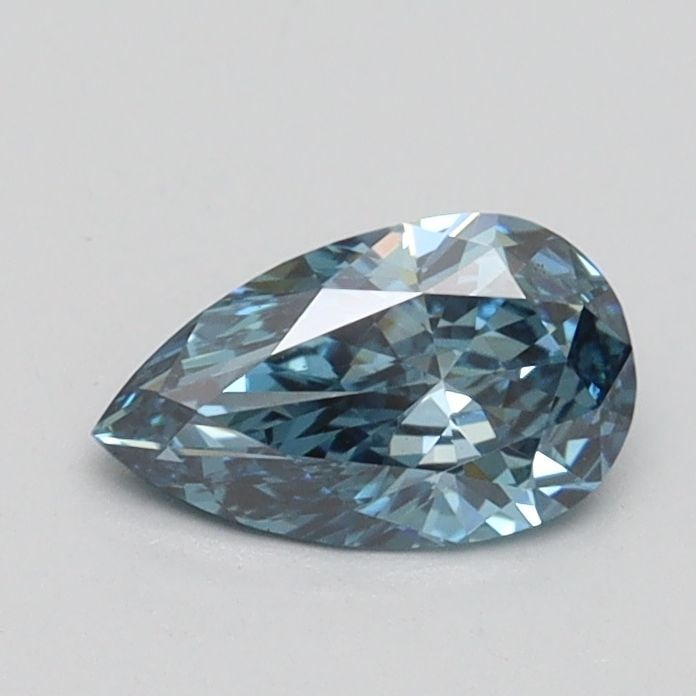 Loose Diamond - PEAR 0.54ct Fancy Vivid Blue VS2: Loose Diamond - PEAR 0.54ct Fancy Vivid Blue VS2 Source: This is a real non-mined Diamond that has been grown in a lab Shape: PEAR Carats: 0.54 Color: Fancy Vivid Blue Certification: IGI Video: