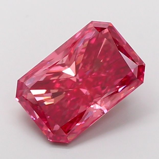 Loose Diamond - RADIANT 5.03ct Fancy Vivid Pink VS2: Loose Diamond - RADIANT 5.03ct Fancy Vivid Pink VS2 Source: This is a real non-mined Diamond that has been grown in a lab Shape: RADIANT Carats: 5.03 Color: Fancy Vivid Pink Certification: IGI Video: