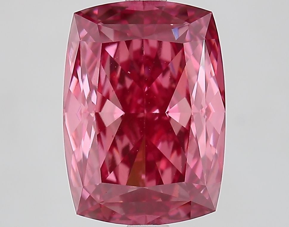 Loose Diamond - CUSHION MODIFIED 4.59ct Fancy Vivid Pink VS1: Loose Diamond - CUSHION MODIFIED 4.59ct Fancy Vivid Pink VS1 Source: This is a real non-mined Diamond that has been grown in a lab Shape: CUSHION MODIFIED Carats: 4.59 Color: Fancy Vivid Pink Certific