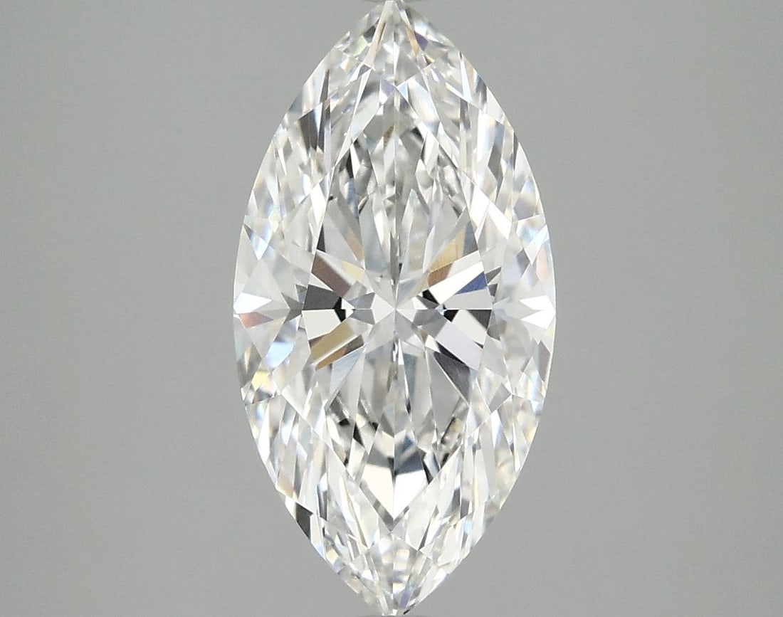 Loose Diamond - MARQUISE 2.58ct F VVS2: Loose Diamond - MARQUISE 2.58ct F VVS2 Source: This is a real non-mined Diamond that has been grown in a lab Shape: MARQUISE Carats: 2.58 Color: F Clarity: VVS2 Certification: IGI PLEASE NOTE: Framed,