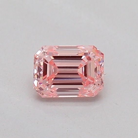 Loose Diamond - EMERALD 0.2ct Fancy Intense Pink VS1: Loose Diamond - EMERALD 0.2ct Fancy Intense Pink VS1 Source: This is a real non-mined Diamond that has been grown in a lab Shape: EMERALD Carats: 0.2 Color: Fancy Intense Pink Certification: IGI