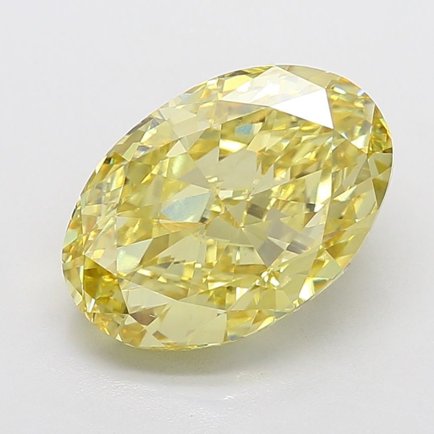 Loose Diamond - OVAL 9.0ct Fancy Intense Yellow VS1: Loose Diamond - OVAL 9.0ct Fancy Intense Yellow VS1 Source: This is a real non-mined Diamond that has been grown in a lab Shape: OVAL Carats: 9.0 Color: Fancy Intense Yellow Certification: IGI PLEASE