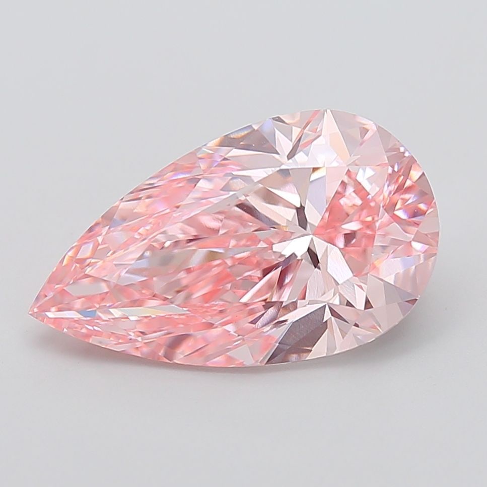 Loose Diamond - PEAR 7.01ct Fancy Vivid Pink VVS2: Loose Diamond - PEAR 7.01ct Fancy Vivid Pink VVS2 Source: This is a real non-mined Diamond that has been grown in a lab Shape: PEAR Carats: 7.01 Color: Fancy Vivid Pink Certification: IGI Video: