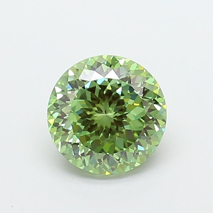 Loose Diamond - ROUND 2.05ct Fancy Vivid Green VS1: Loose Diamond - ROUND 2.05ct Fancy Vivid Green VS1 Source: This is a real non-mined Diamond that has been grown in a lab Shape: ROUND Carats: 2.05 Color: Fancy Vivid Green Certification: IGI Video: