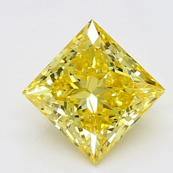Loose Diamond - PRINCESS 0.7ct Fancy Vivid Yellow VS1: Loose Diamond - PRINCESS 0.7ct Fancy Vivid Yellow VS1 Source: This is a real non-mined Diamond that has been grown in a lab Shape: PRINCESS Carats: 0.7 Color: Fancy Vivid Yellow Certification: NONE Vi