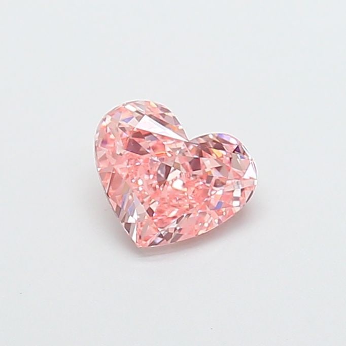 Loose Diamond - HEART 0.9ct Fancy Vivid Pink VVS2: Loose Diamond - HEART 0.9ct Fancy Vivid Pink VVS2 Source: This is a real non-mined Diamond that has been grown in a lab Shape: HEART Carats: 0.9 Color: Fancy Vivid Pink Certification: IGI Video: